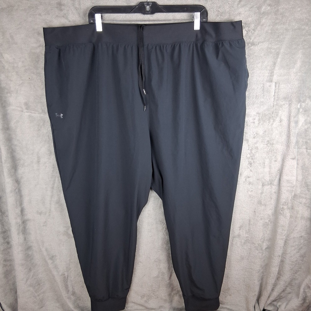 Under Armour Sportstyle Jogger Womens 3X Black Tapered Loose Fit 6006454